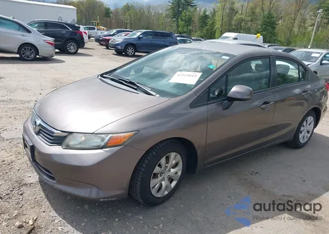 2012 Honda Civic Lx z USA, uszkodzony, nr VIN 2HGFB2F59CH561639